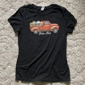 Hello Fall Pumpkin Truck Tee